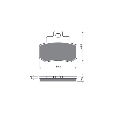 Brzdové obloženie GOLDFREN 192 K5